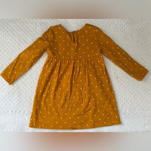 Carter's Golden Polka Dot Dress